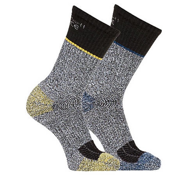 Carhartt Steel Toe Crew Socks Mens XL 11-15 Force Cushion Odor Protect 2 Pairs - Picture 1 of 3
